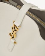 YSL LE 5 À 7 Supple Large in Grained Leather - Image 5